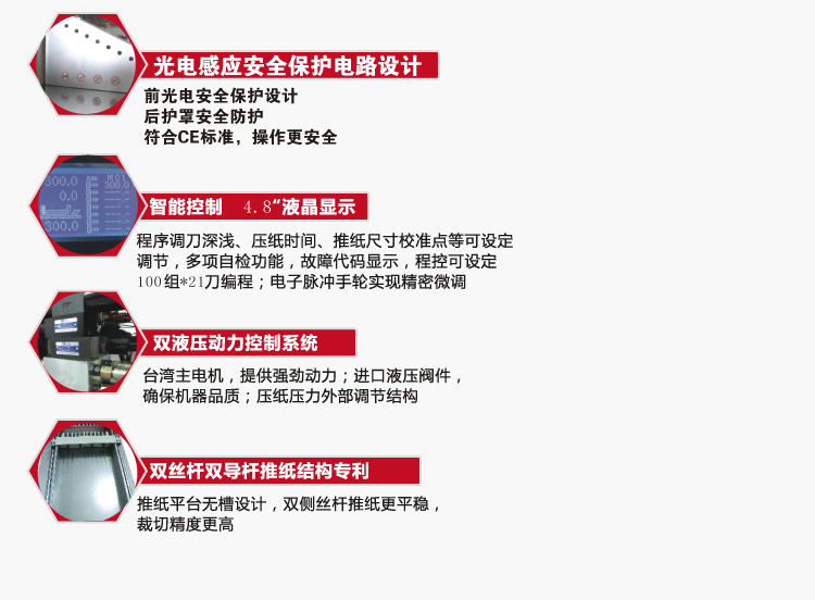 金典GD-H690液壓程控切紙機(jī)